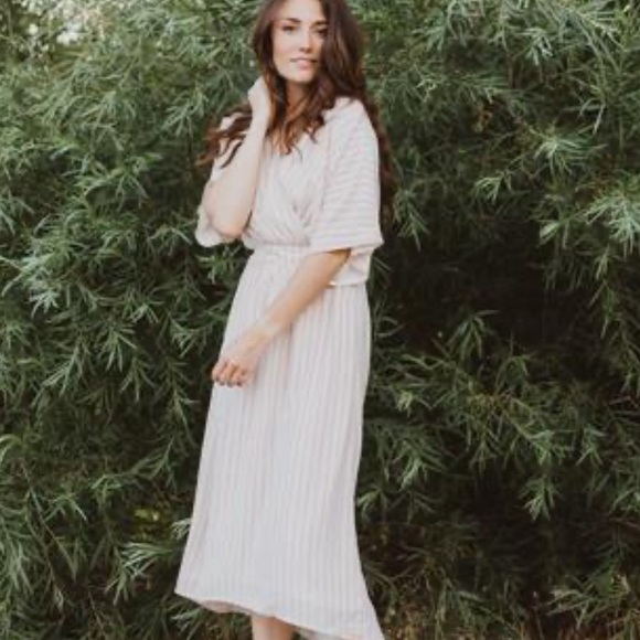 structured wrap dress